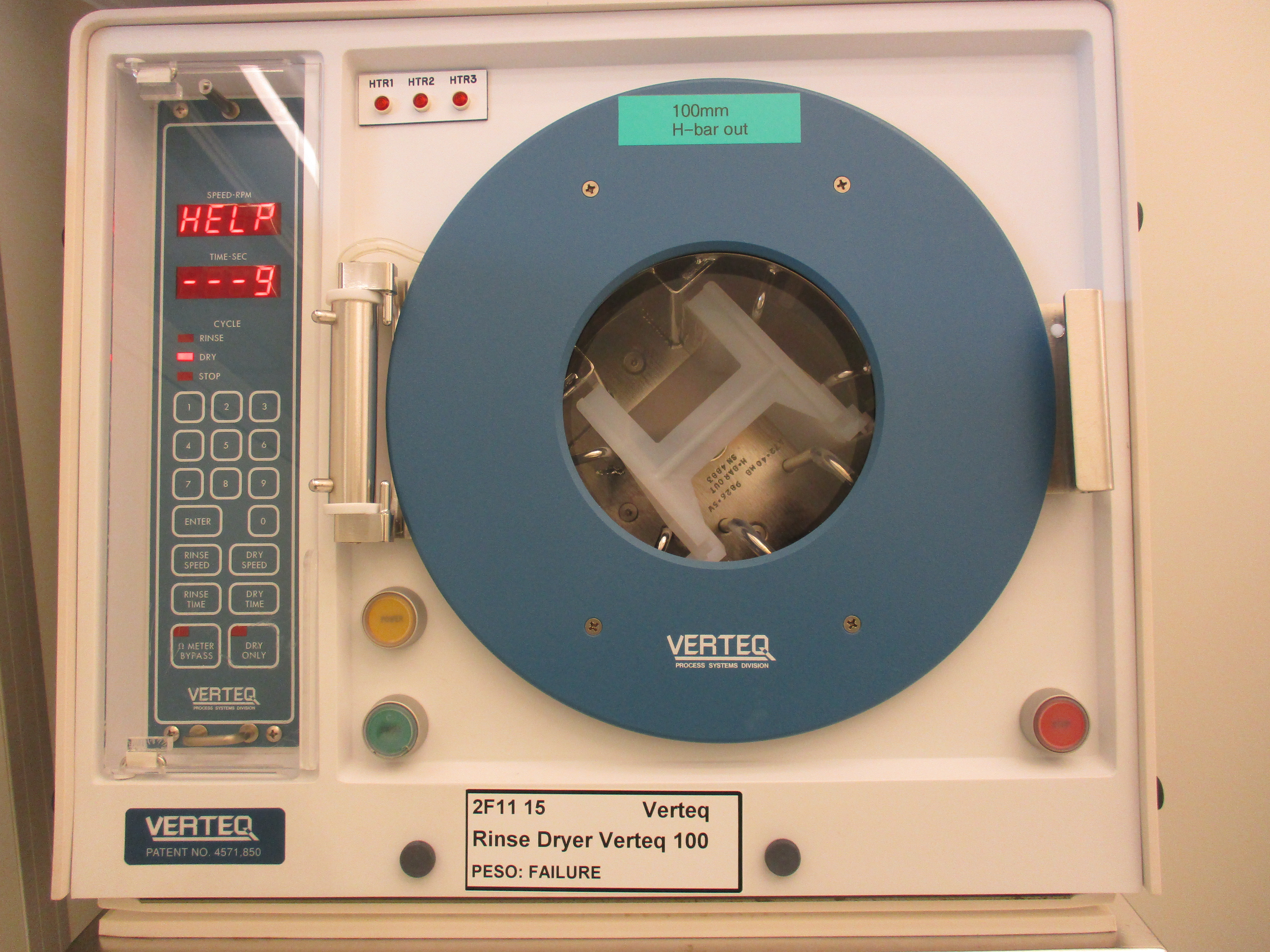 Picture of Rinse Dryer Verteq 100