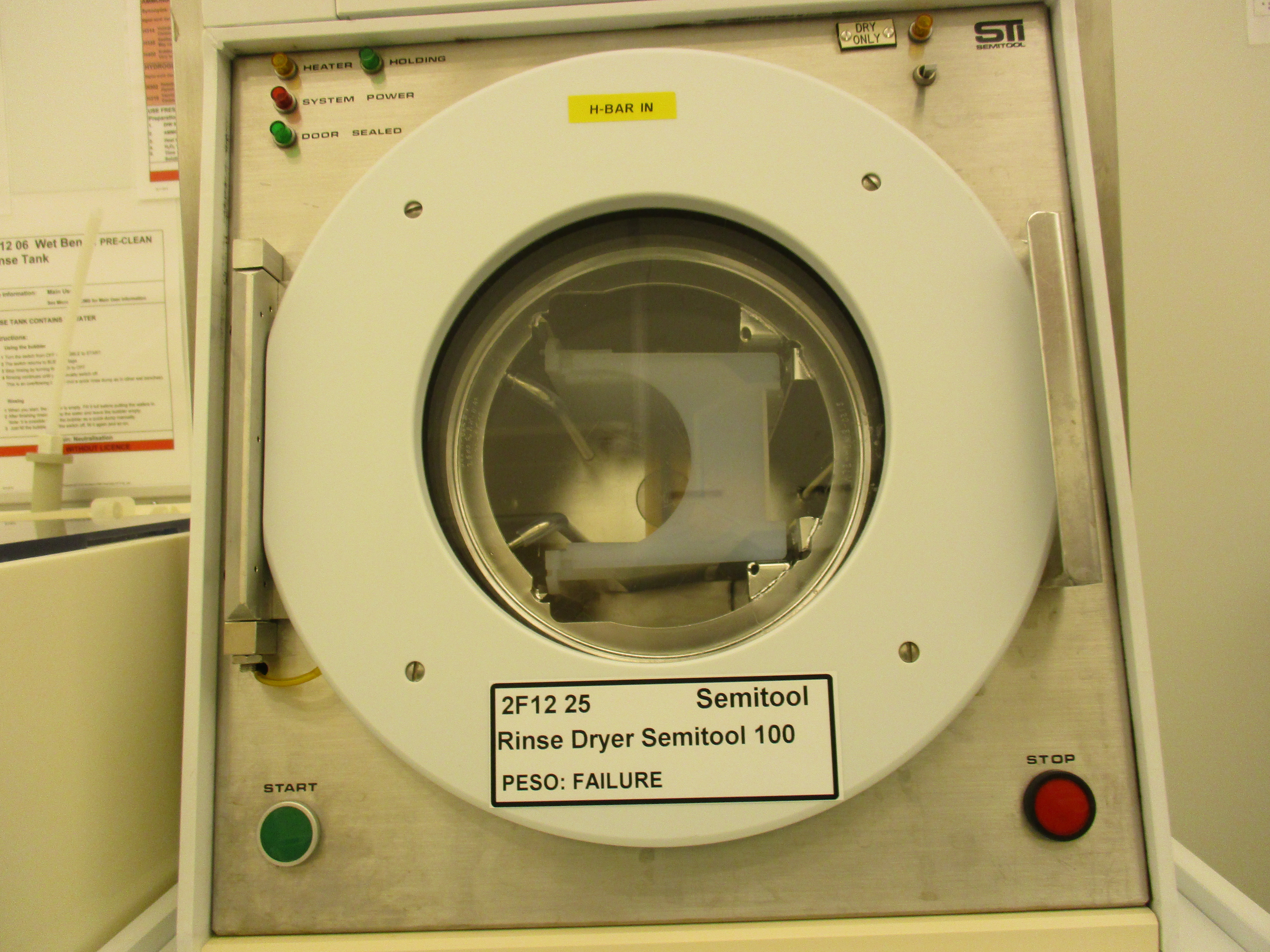 Picture of Rinse Dryer Semitool 100