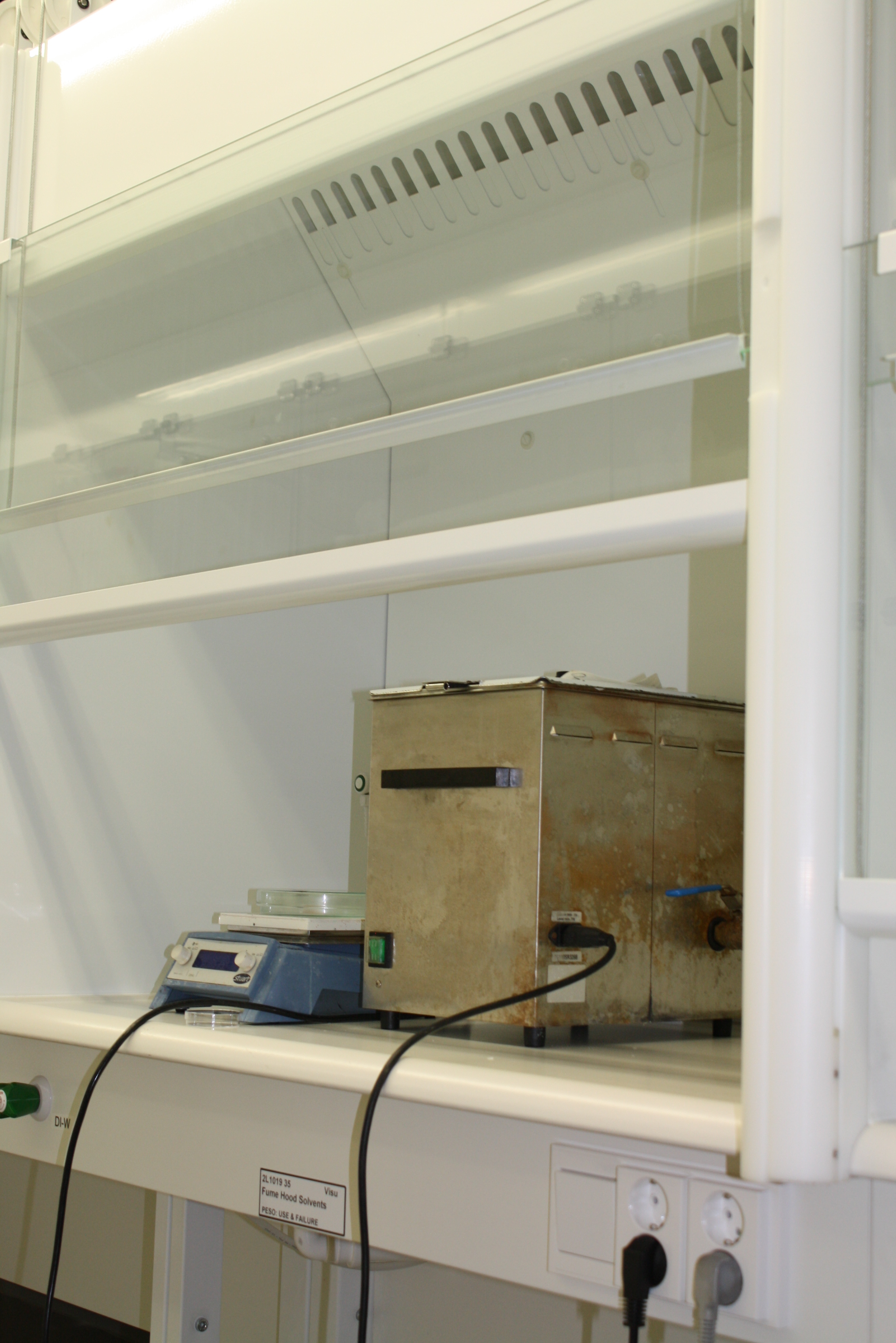 Picture of Fume Hood Solvents
